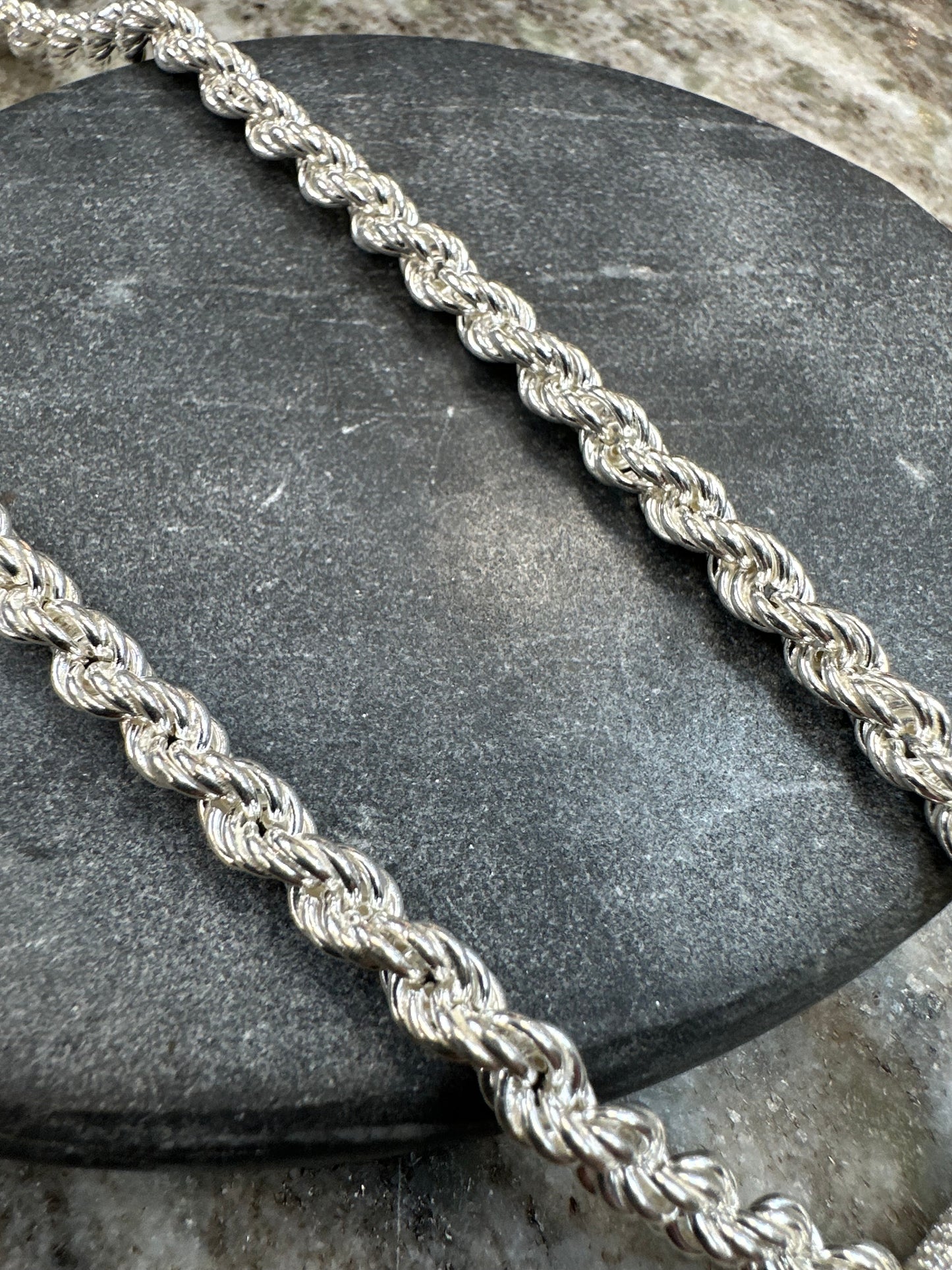 925 Zilveren Rope Chain met Hamsa Hanger