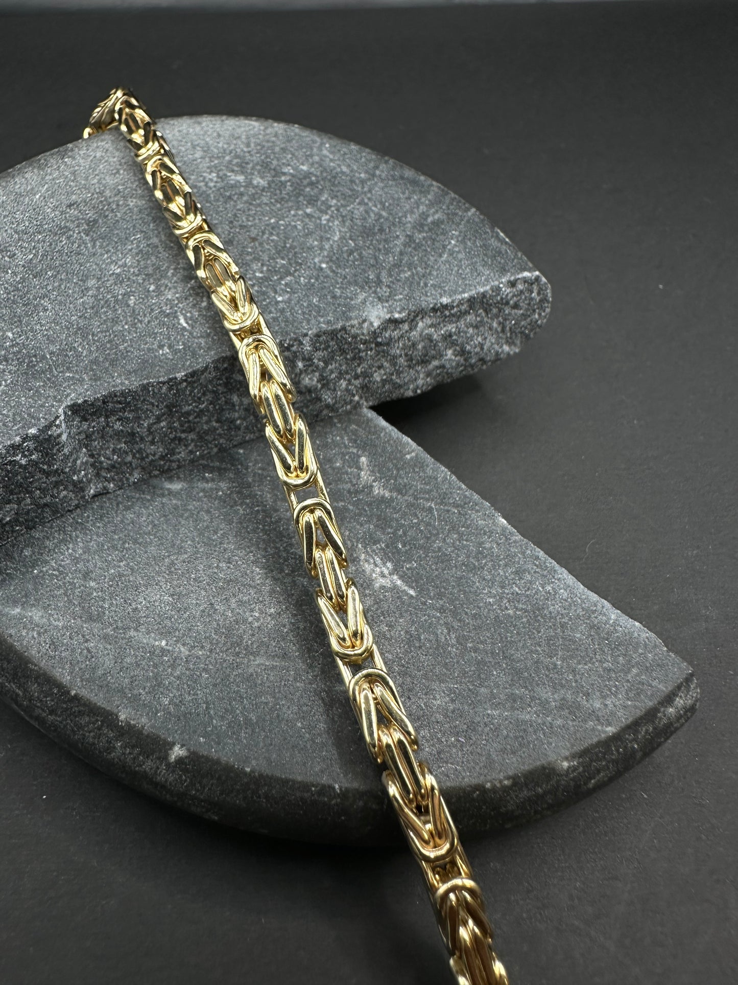 14K Gouden Klassieke Koningsarmband – 4,1 mm – 21 cm