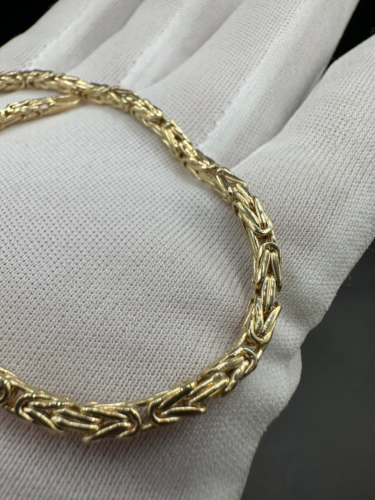 14K Gouden Koningsarmband – 21 cm