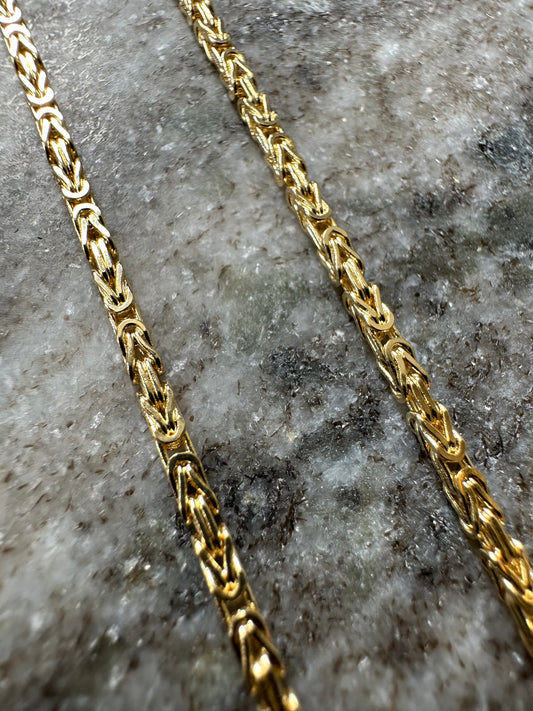 14k Gouden Koningsketting
