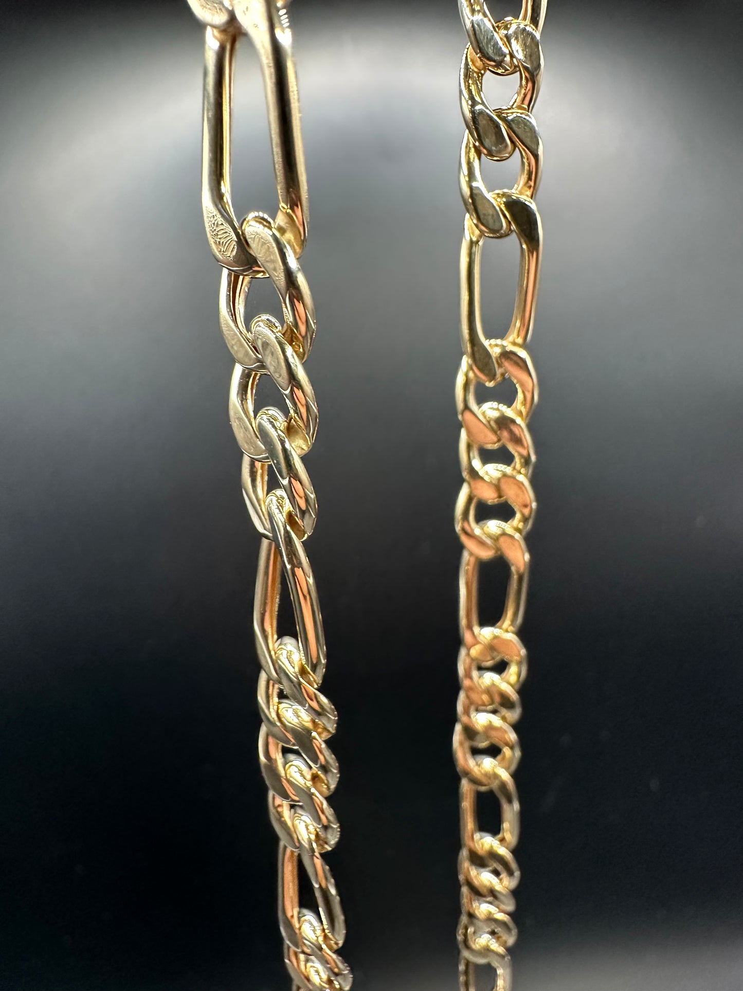 14K Gouden Figaro Ketting – 67 cm