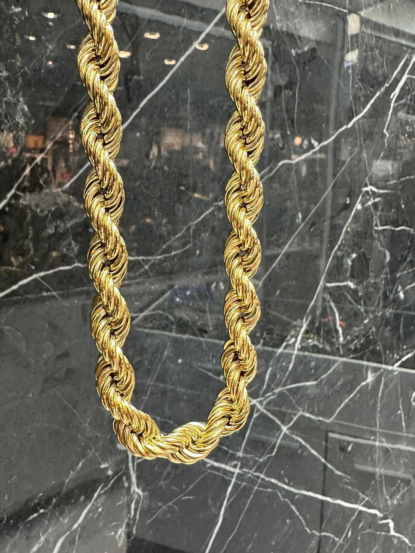 18K Gouden Rope Collier – 52 cm