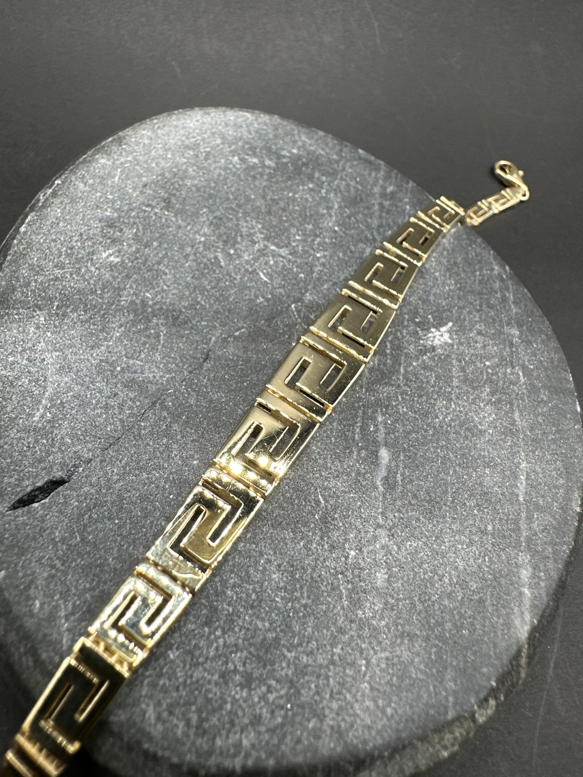 14K Gouden Meandros Armband Unisex – 20 cm
