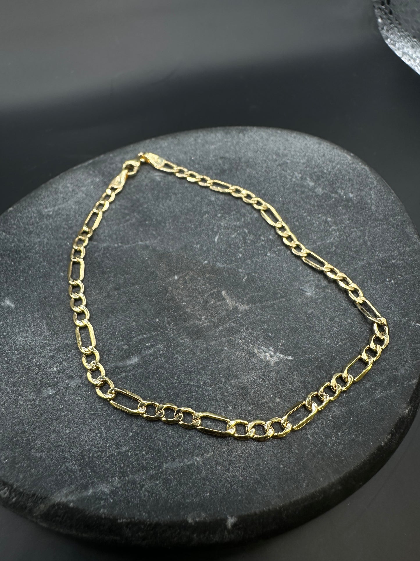 14K Gouden Figaro Armband – 19 cm