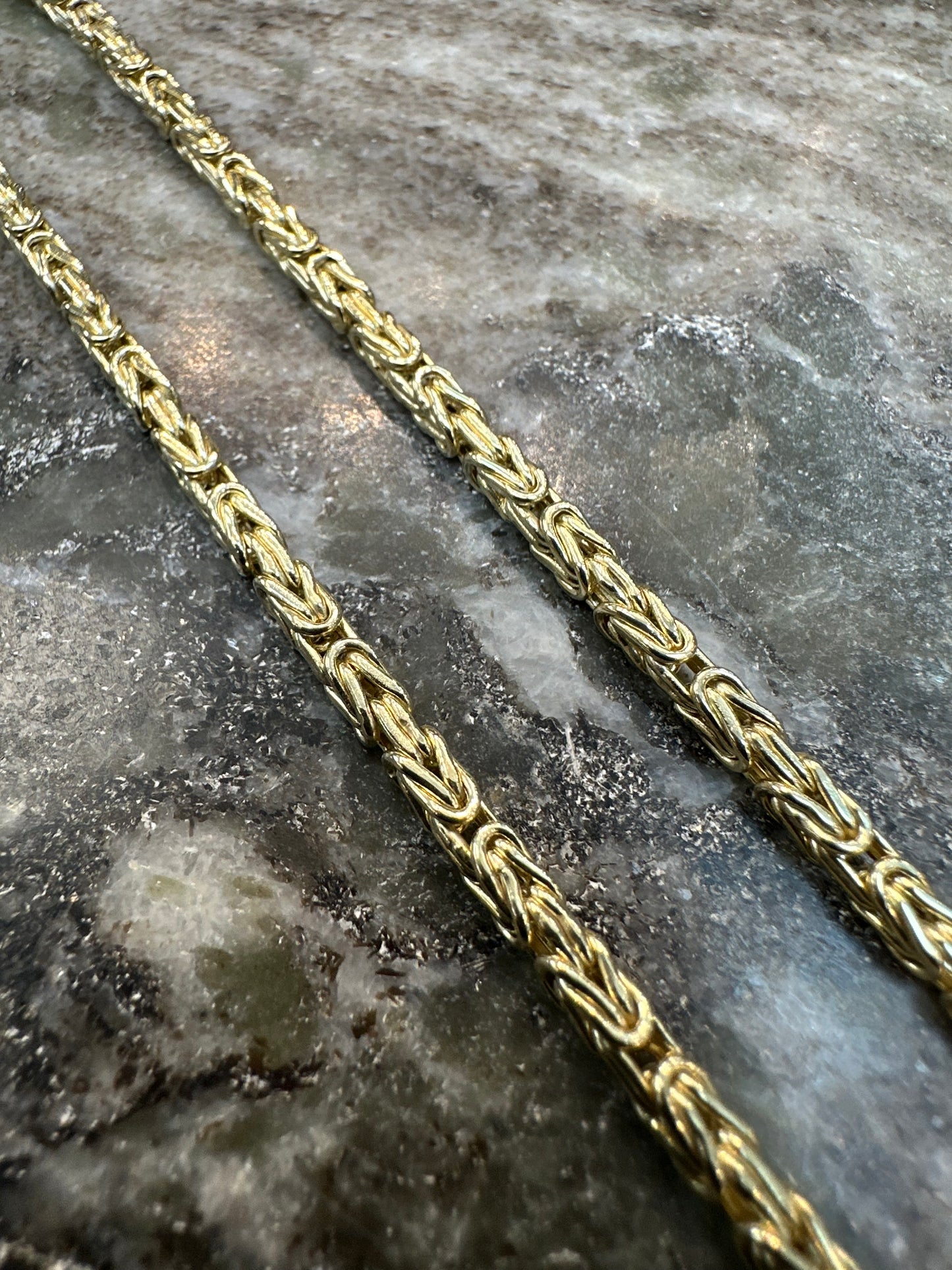 14K Gouden Klassieke Koningsketting – 60 cm | 3 mm