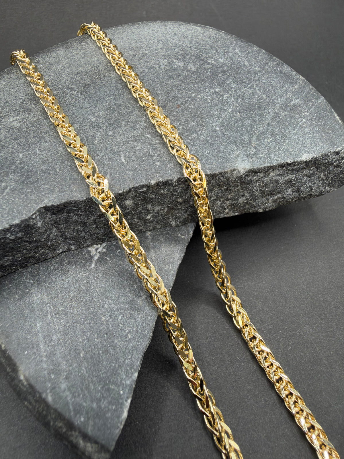 14K Gouden Vossenstaart Ketting – 3 mm