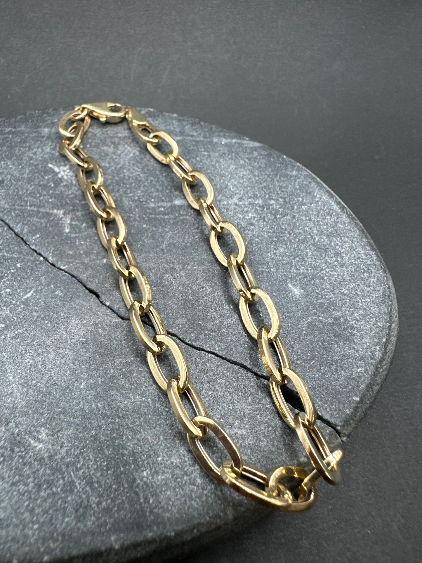 14K Gouden Schakelarmband – 19 cm