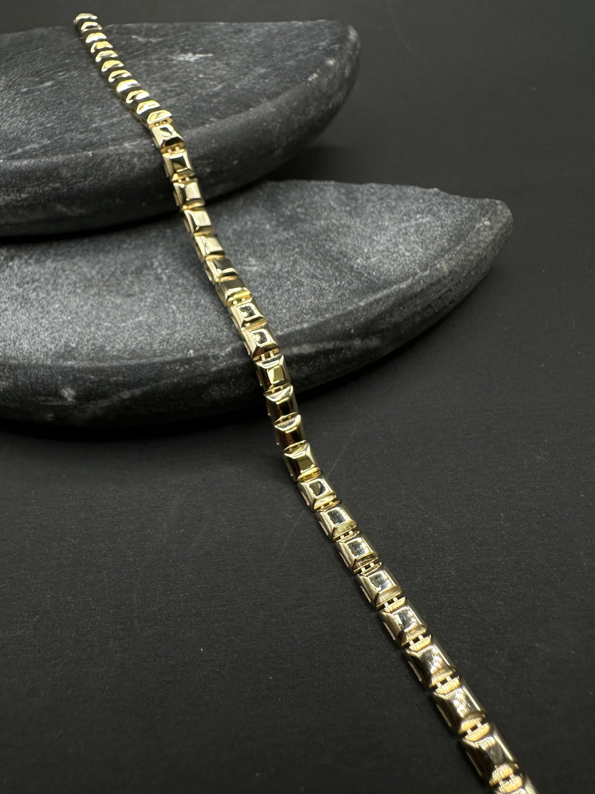 14K Gouden Flexibele Armband 3,8 mm – 19 cm