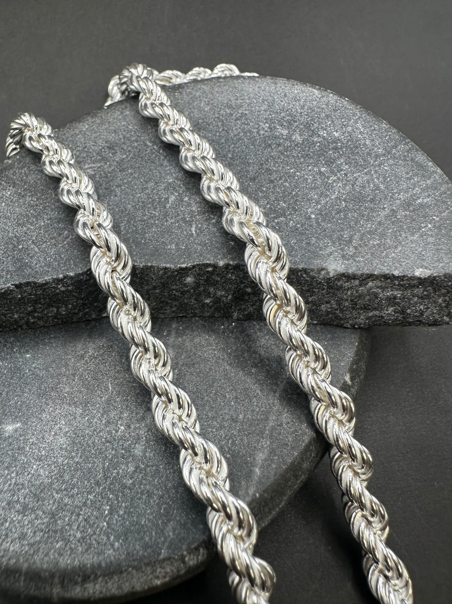 925 Zilveren Rope Chain – 6 mm