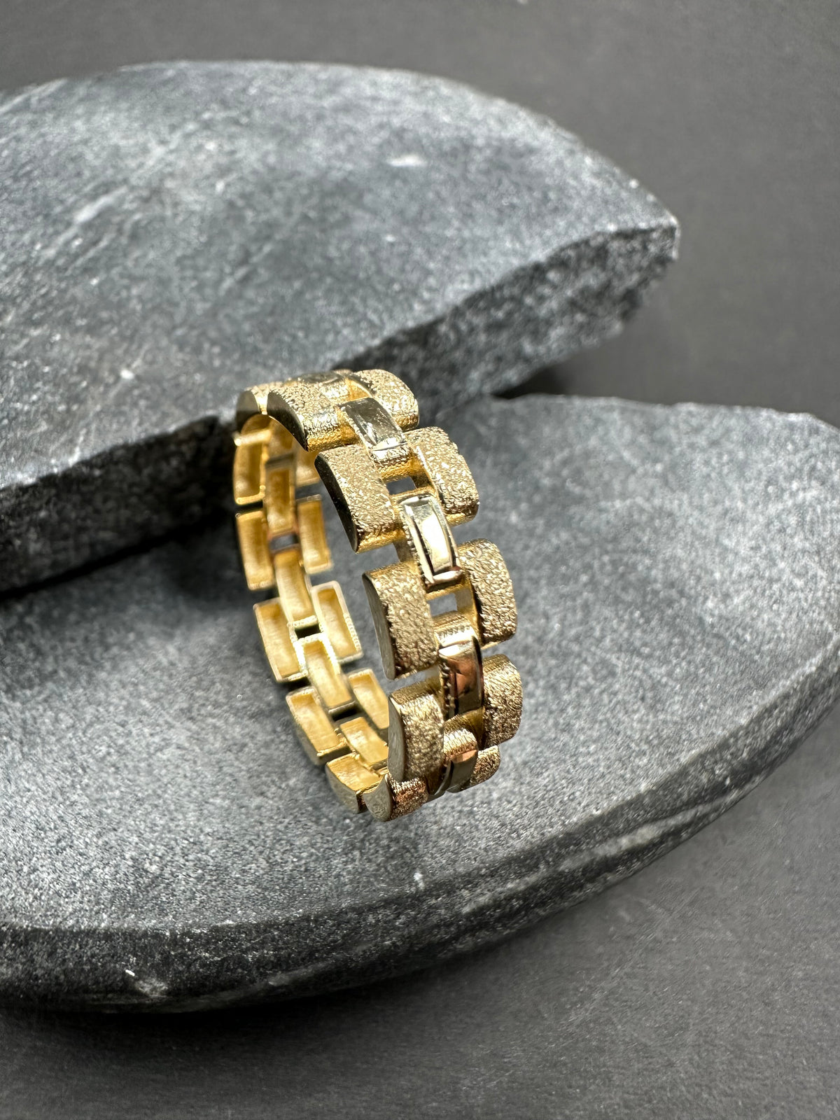 14K Gouden Rollie Schakelring