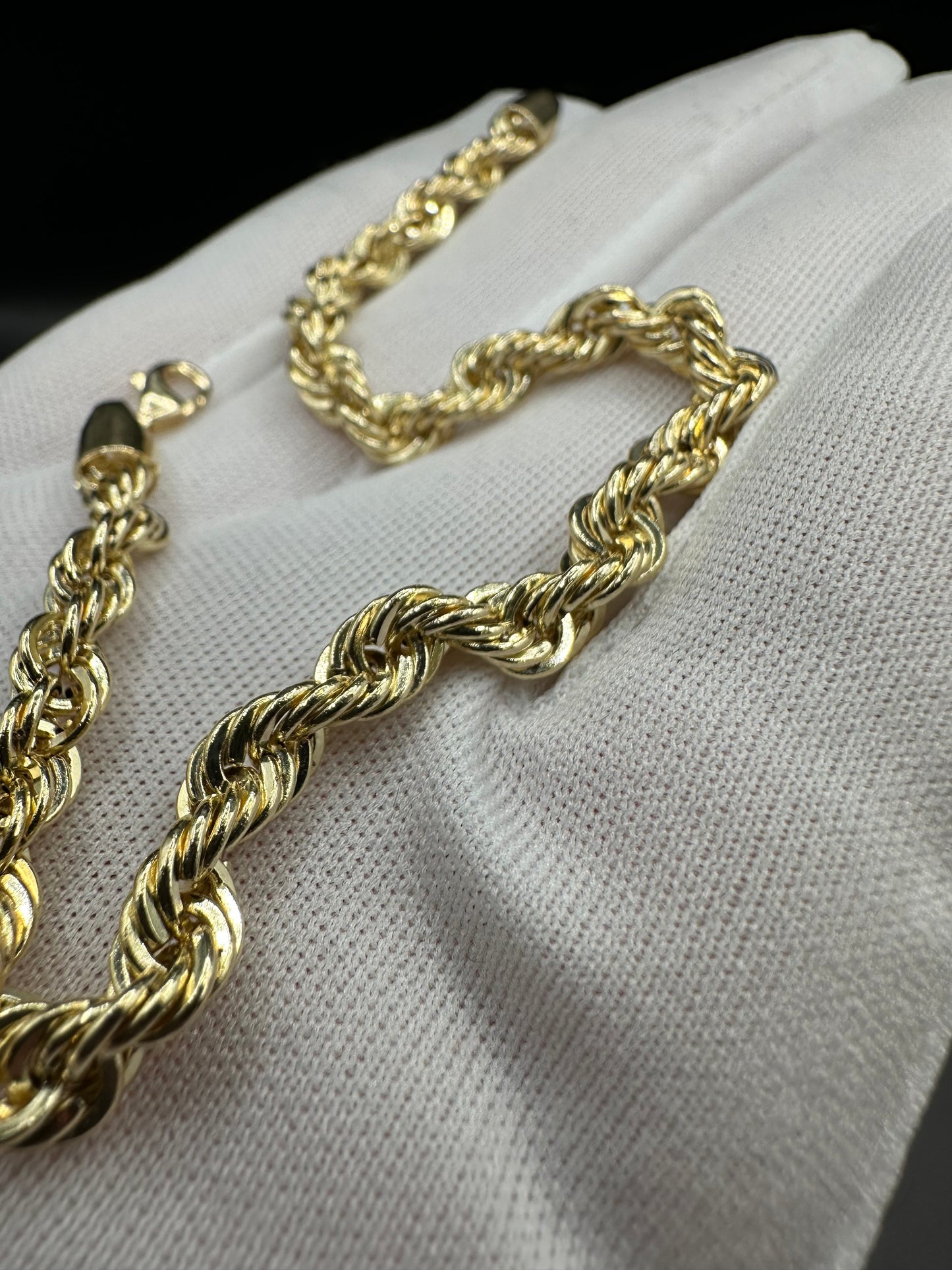 14K Gouden Rope Armband – 20 cm