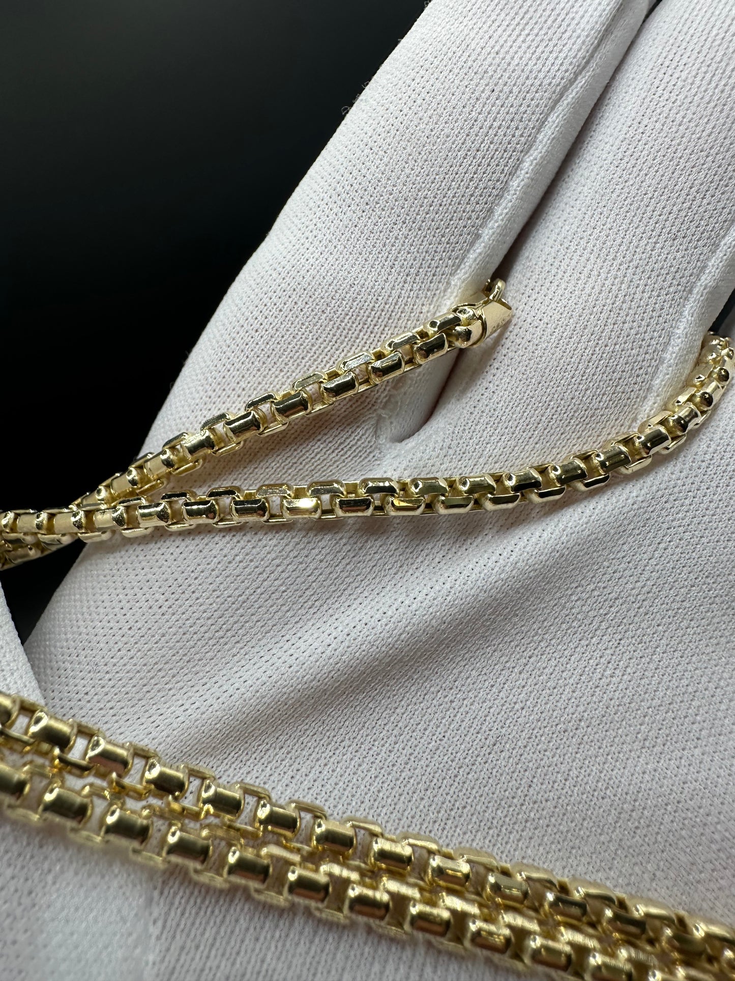 14K Gouden Box Ketting – 60 cm