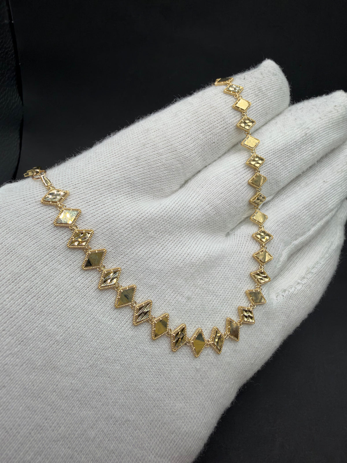 14K Gouden Platte Armband – 7,4 mm – Verstelbaar