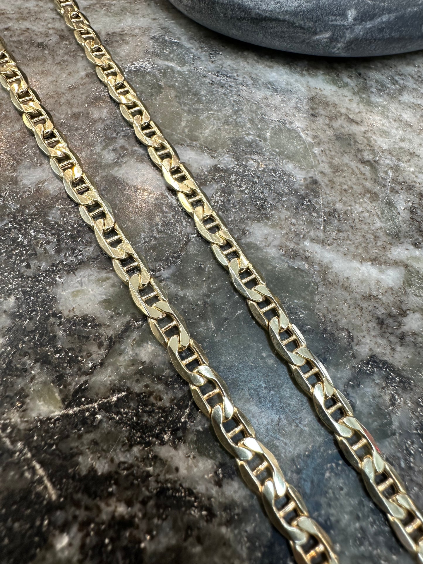14K Gouden Anker Ketting – 61 cm