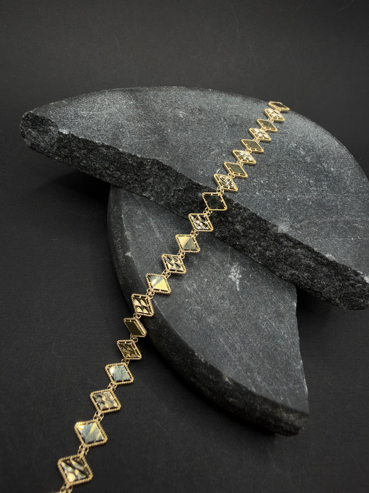 14K Gouden Platte Armband – 7,4 mm – Verstelbaar