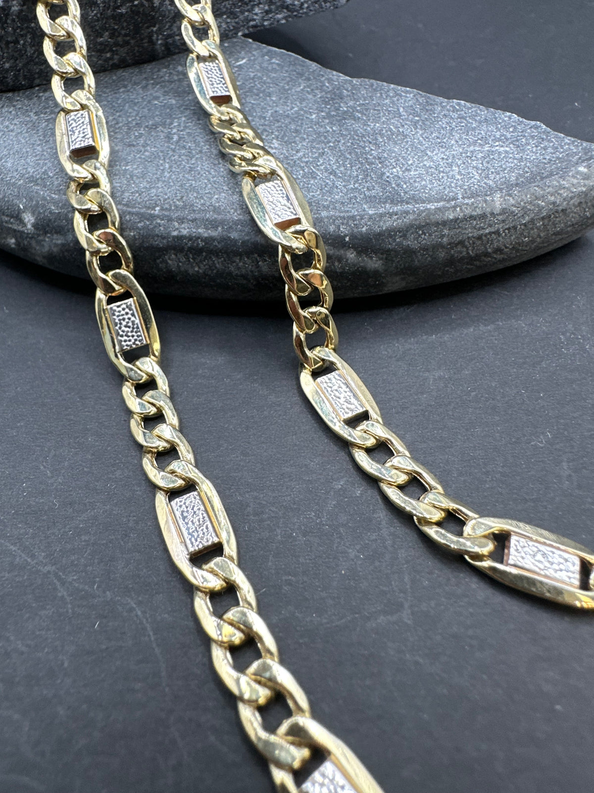 14K Gouden Bicolor Ketting – 60 cm | 6,2 mm
