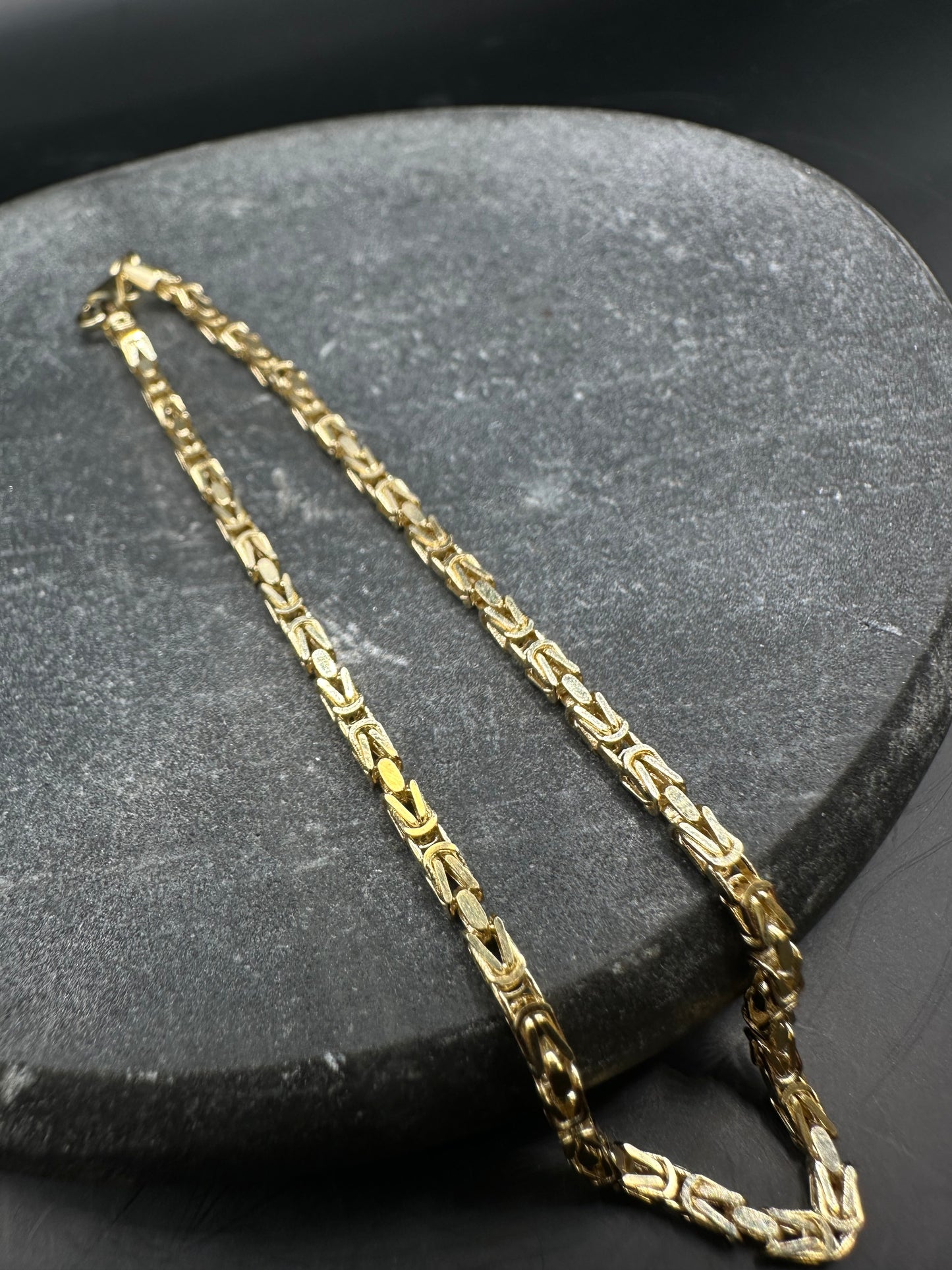 14K Gouden Massieve Koningsarmband – 2,1 mm | unisex