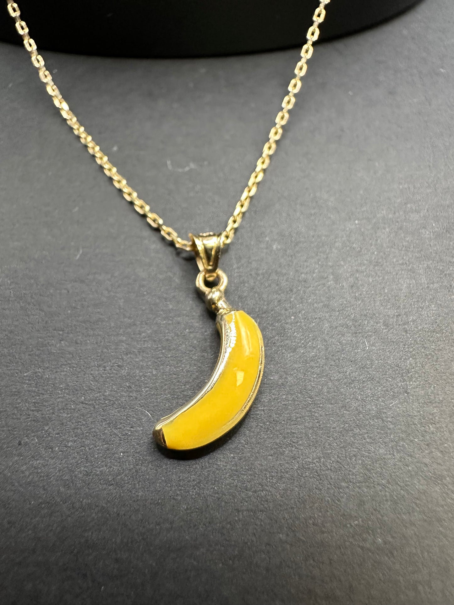 14K Gouden Ketting met Banana Hanger