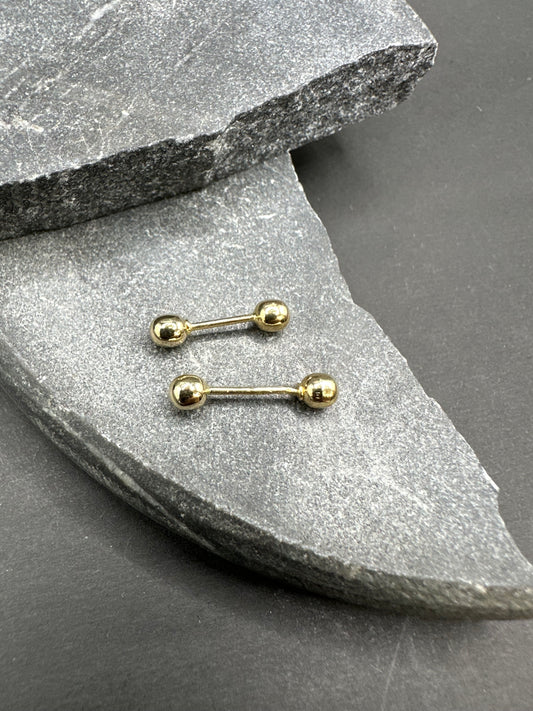 14K Gouden Tepelpiercing