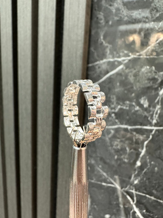 Prachtige 925 Zilveren Roley Ring