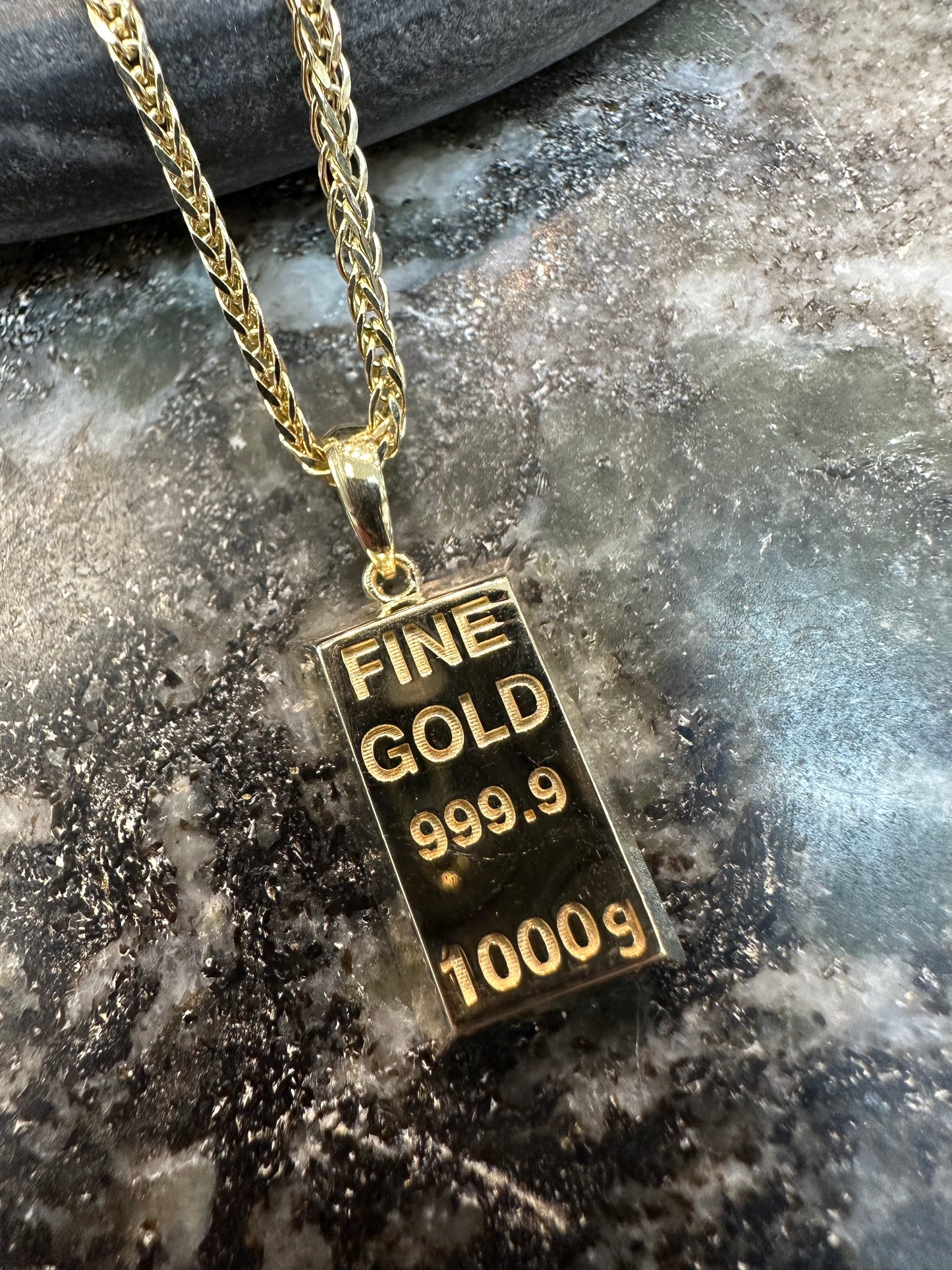 Prachtige 14K Gouden Vossenstaart Ketting met Fine Gold Hanger – 60 cm | 2,3 mm