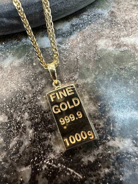 Prachtige 14K Gouden Vossenstaart Ketting met Fine Gold Hanger – 60 cm | 2,3 mm