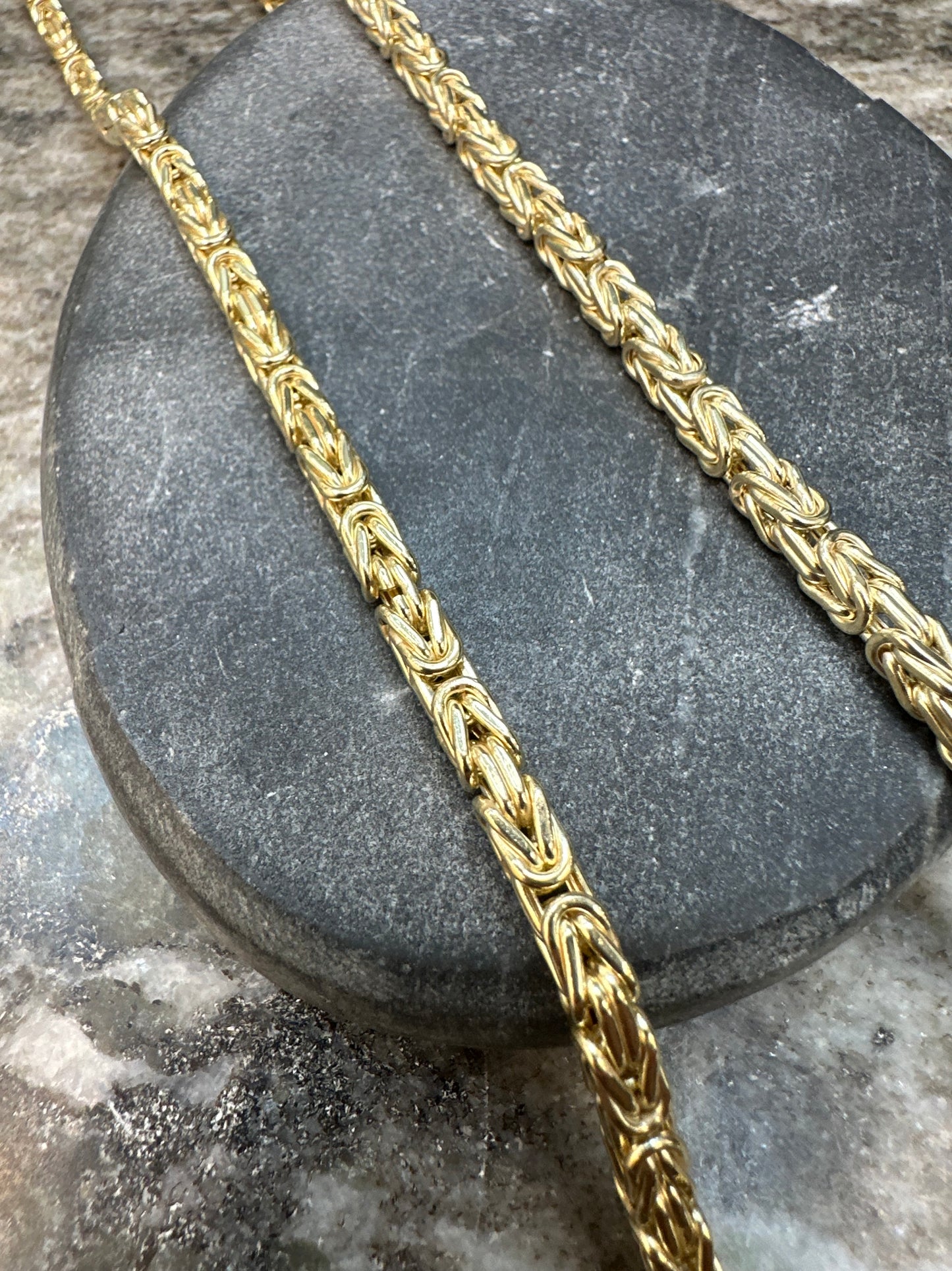 Prachtige 14K Gouden Koningsketting – 60 cm | 4,5 mm | Luxe & Krachtig