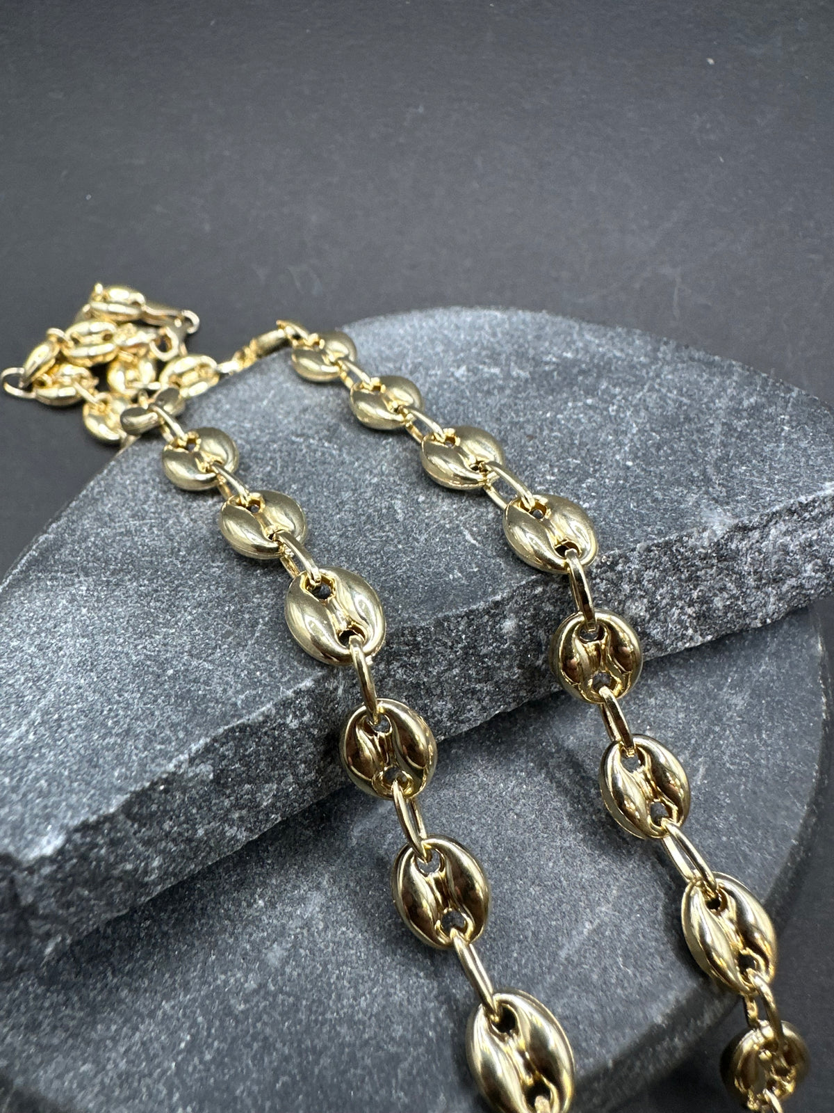 14K Gouden Koffiebonen Ketting