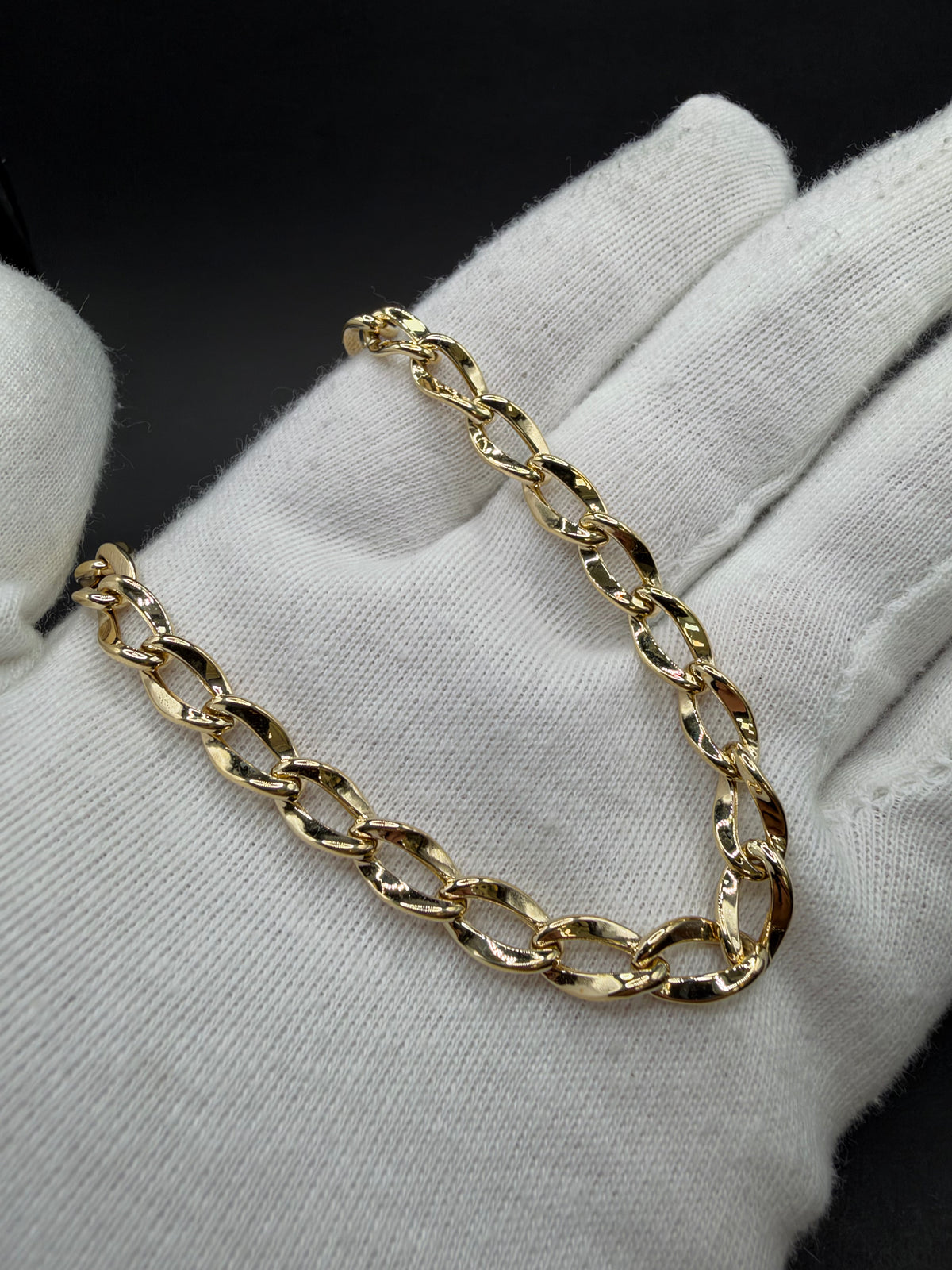 14K Gouden Armband – 19 cm – 6,4 mm