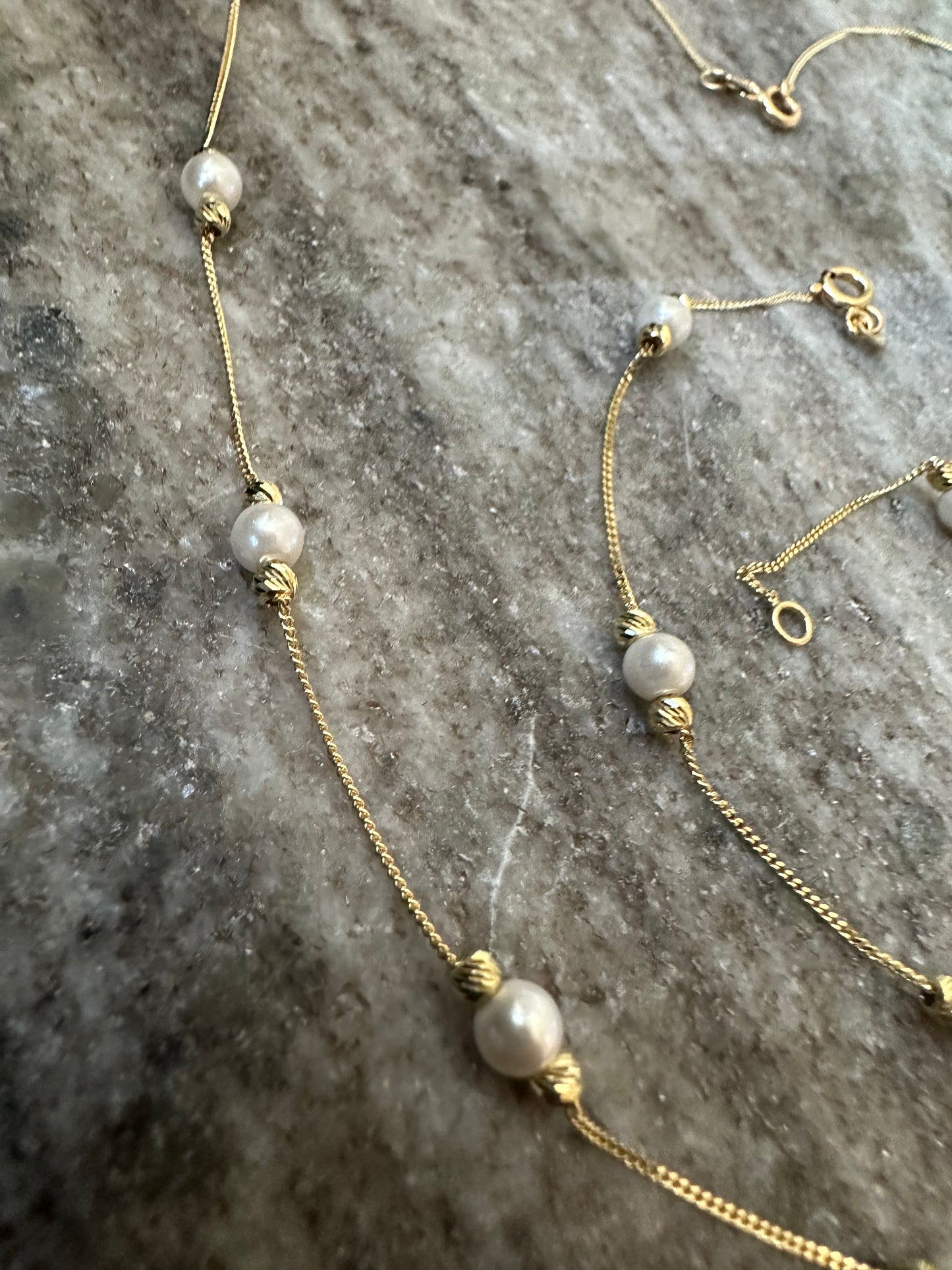 14K Gouden Parelset