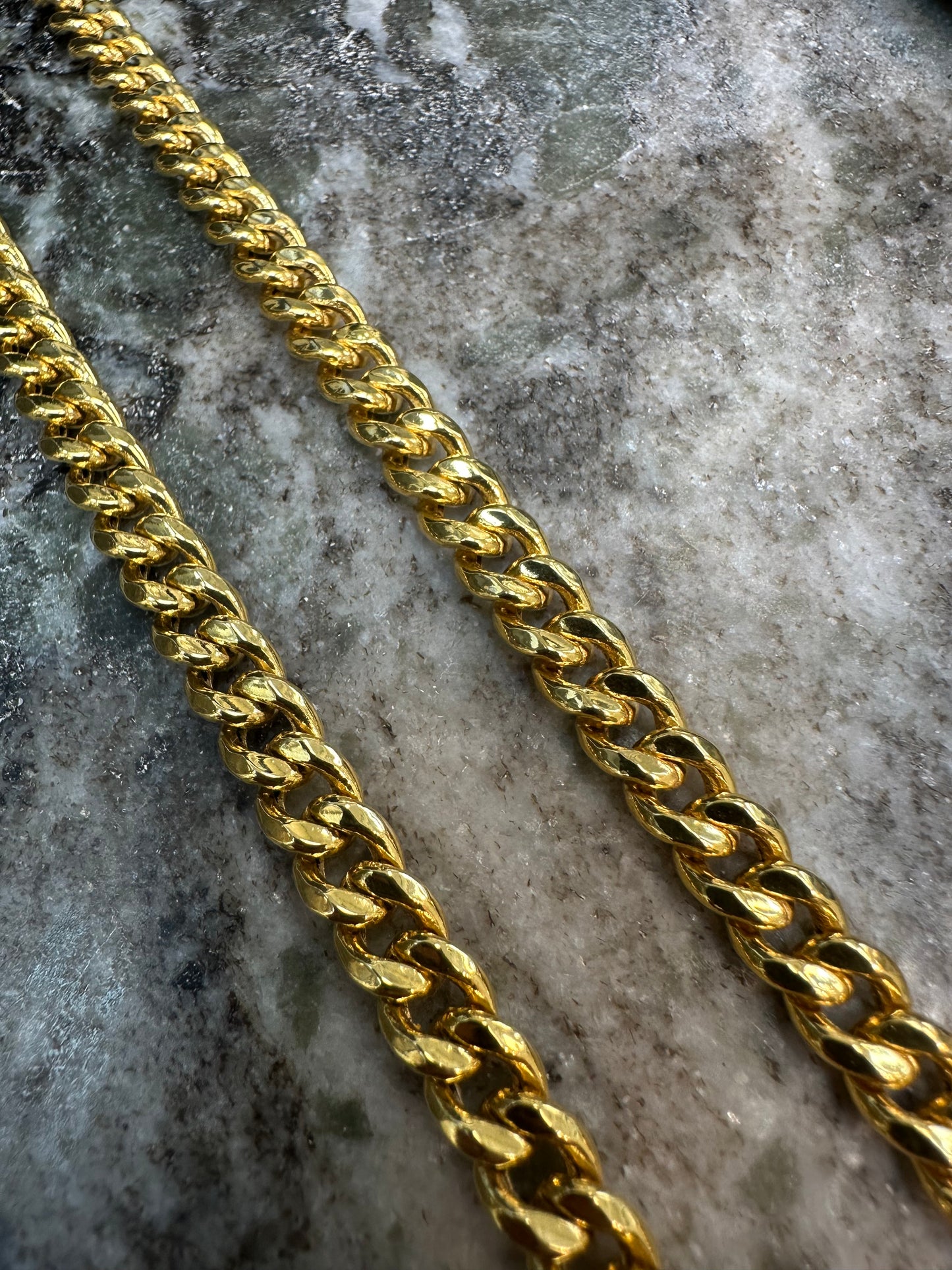 21K Gouden Gourmet Ketting – Dubai Collectie – 60 cm