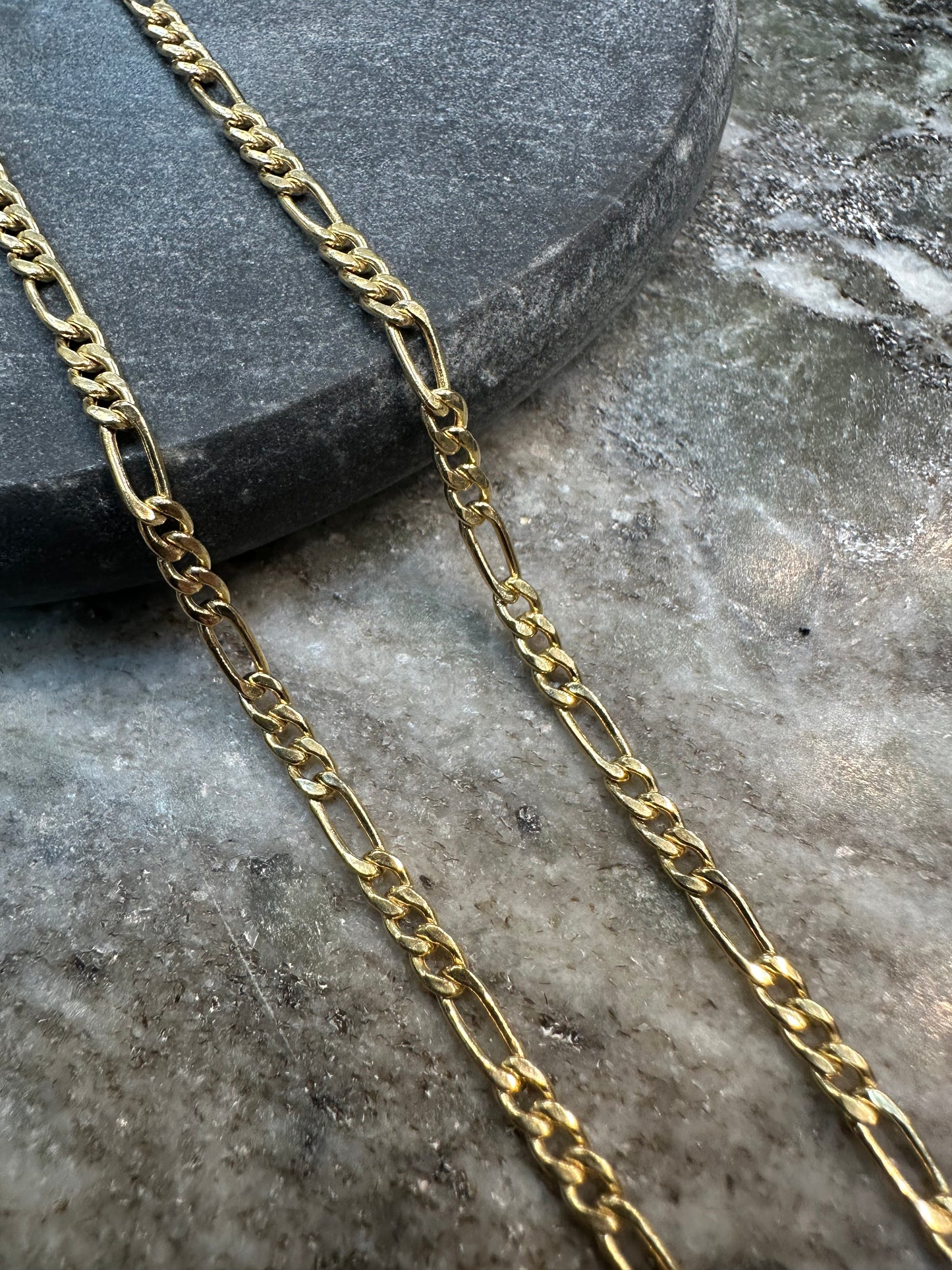 Prachtige 14K Gouden Figaro Ketting – 45 cm | 2,8 mm | Tijdloos & Elegant
