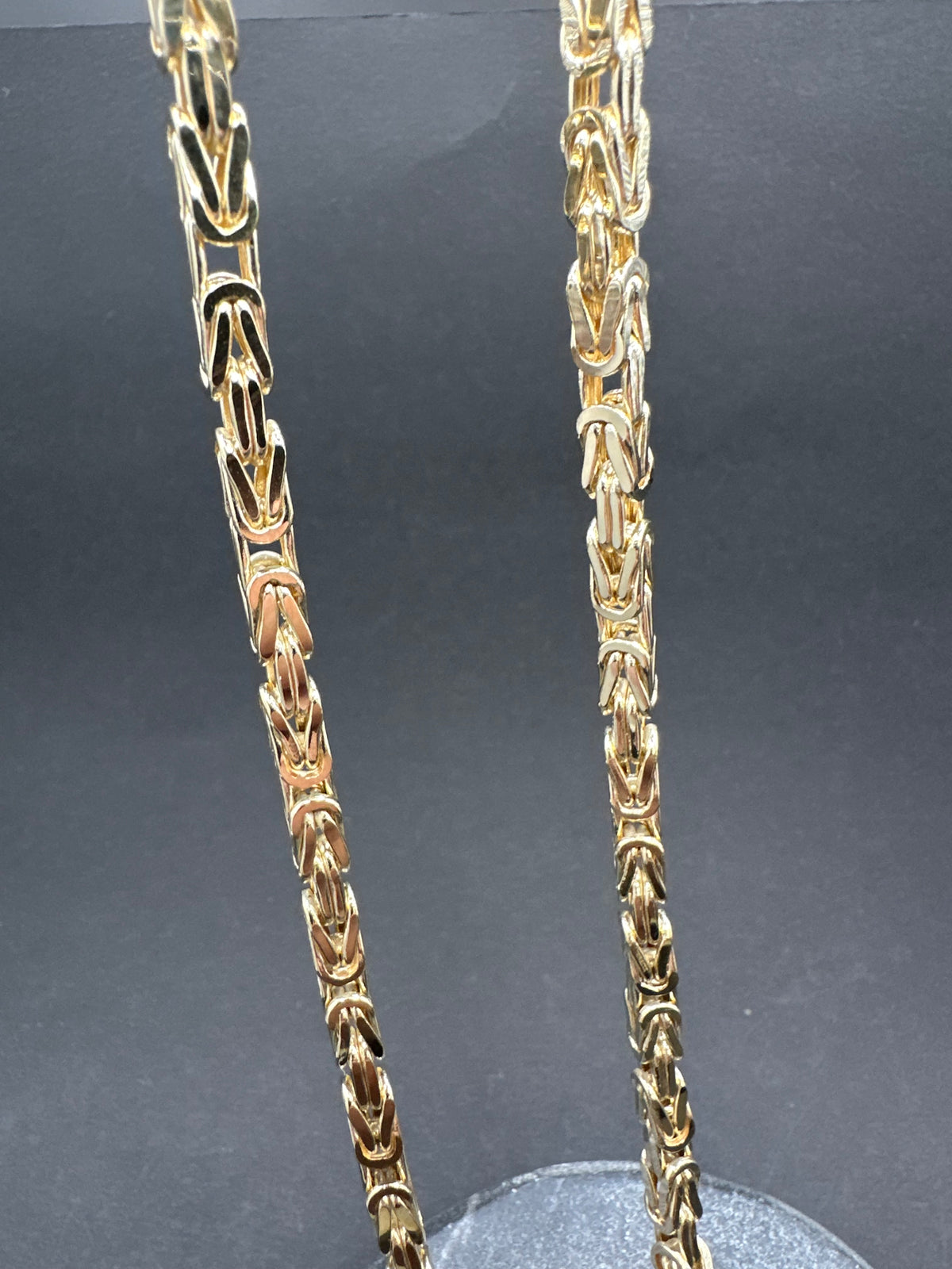 14K Gouden Byzantijnse Koningsketting – 4 mm
