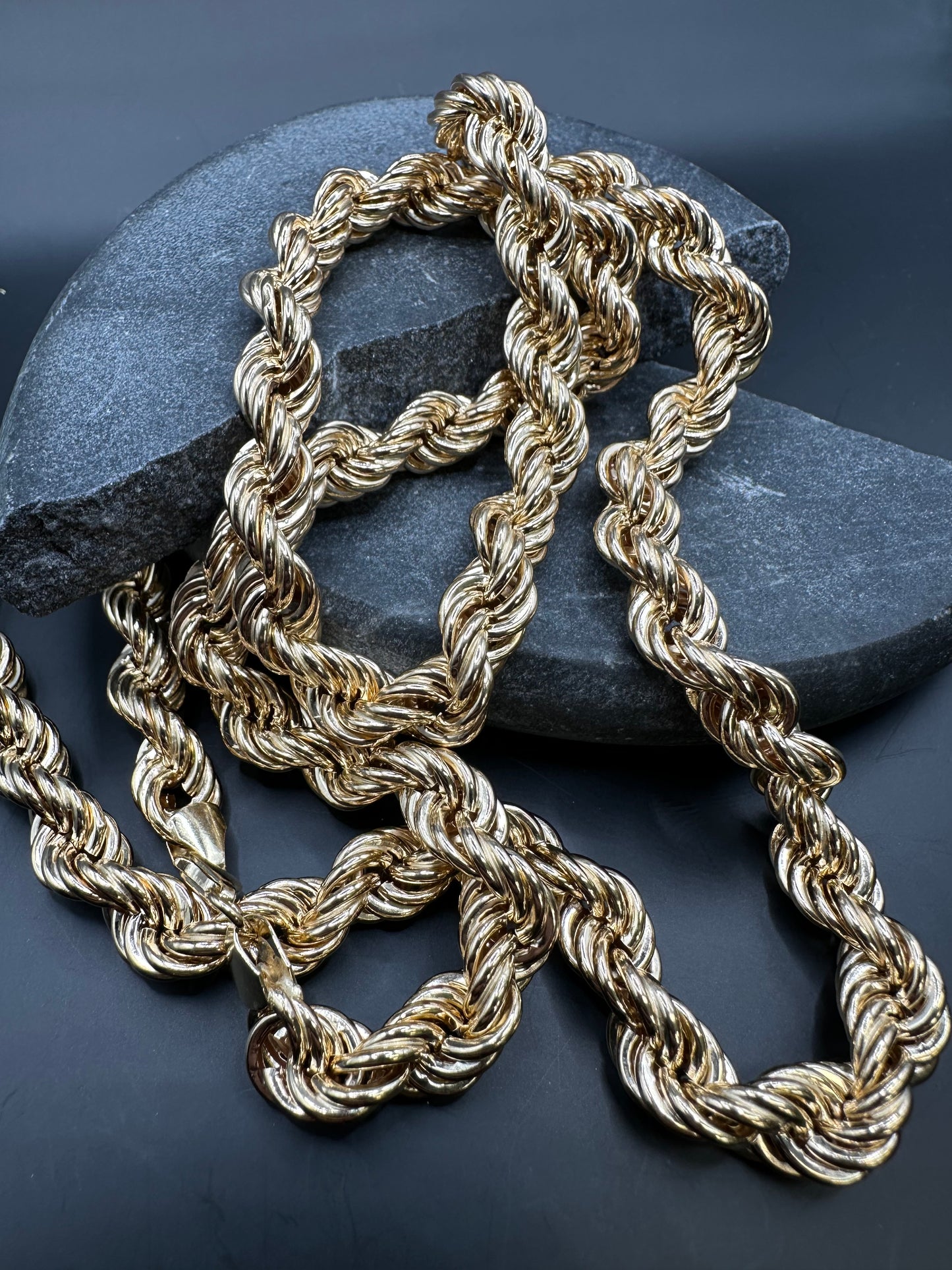 14K Gouden Rope Ketting – 70 cm