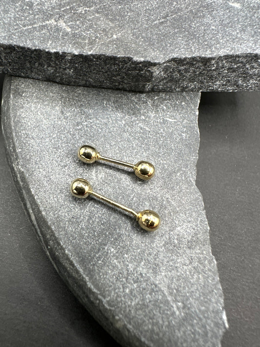 14K Gouden Tepelpiercing
