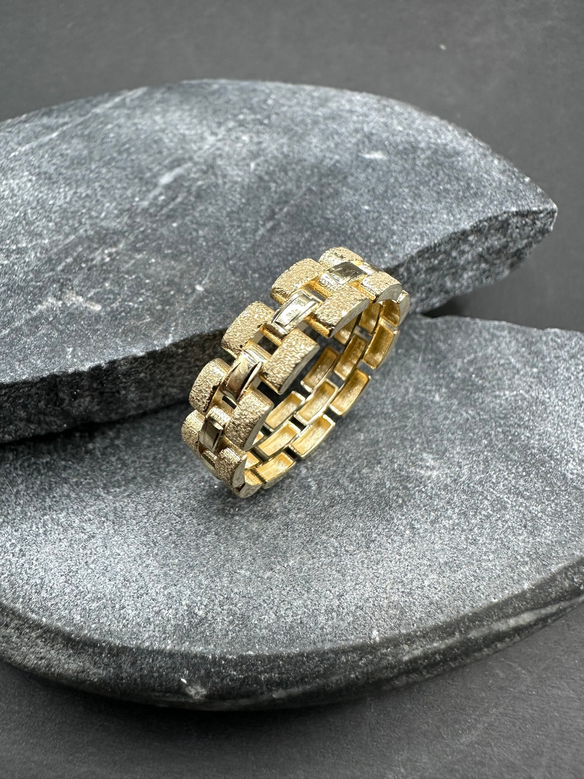 14K Gouden Rollie Schakelring