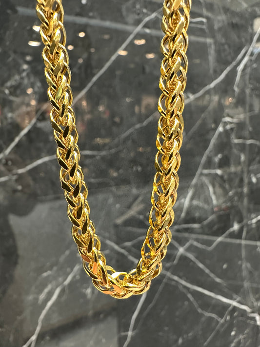 21K Gouden Vossenstaart Ketting – 60 cm – Dubai Collectie