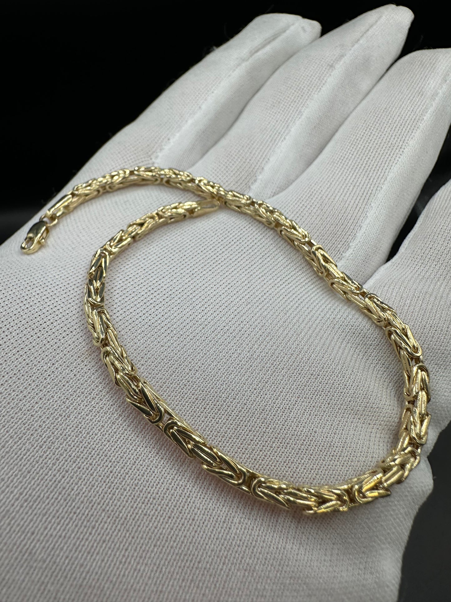 14K Gouden Koningsarmband – 21 cm