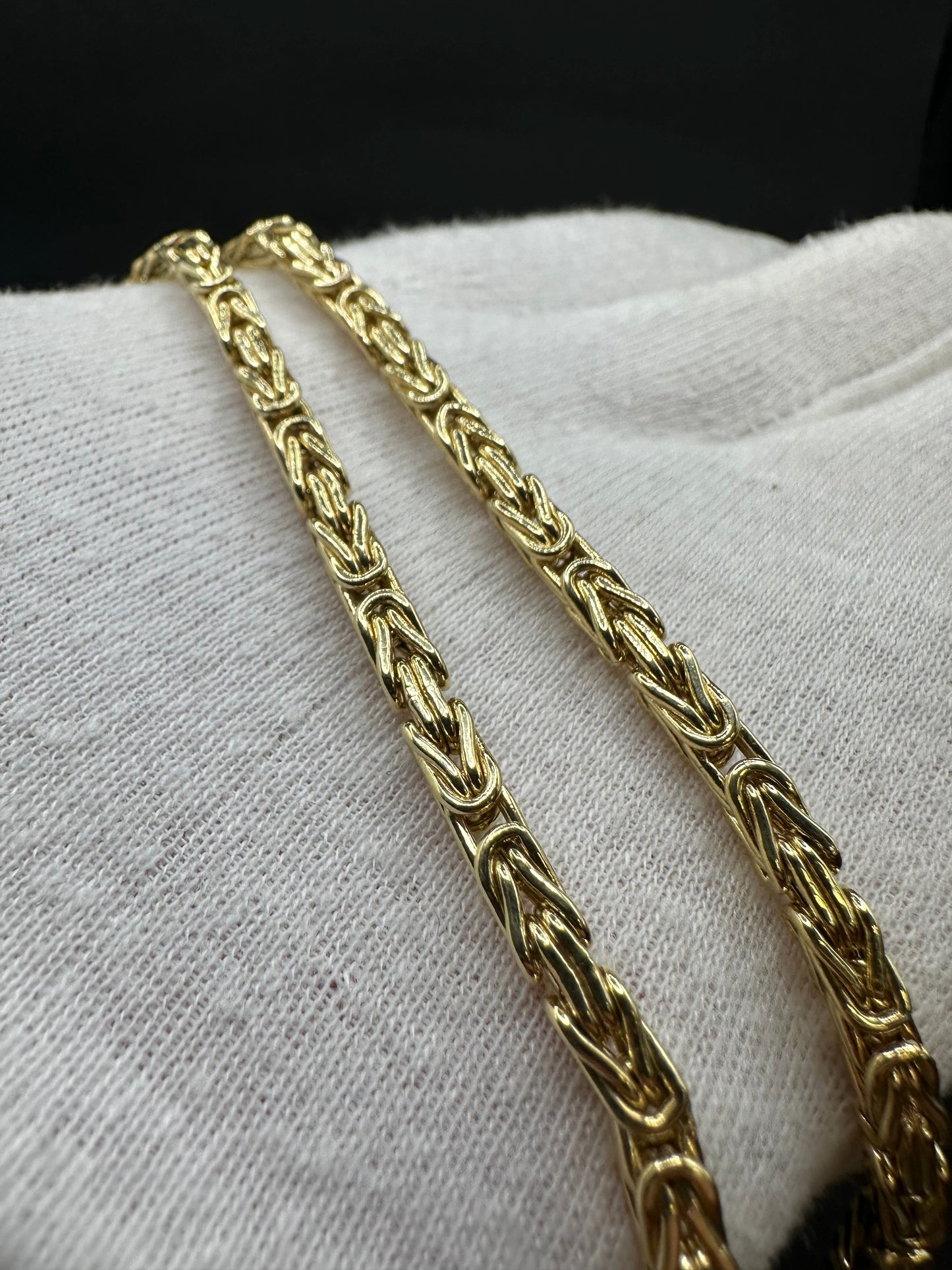 14K Gouden Italiaanse Klassieke Koningsketting – 60 cm