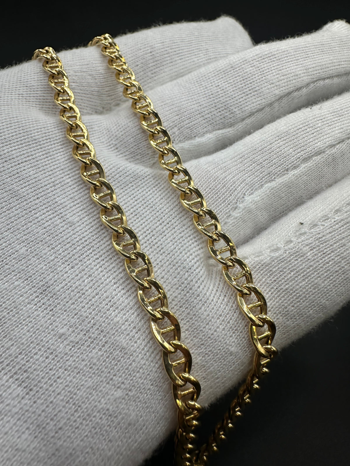 14K Gouden Schakelketting – 55 cm | 5,1 mm