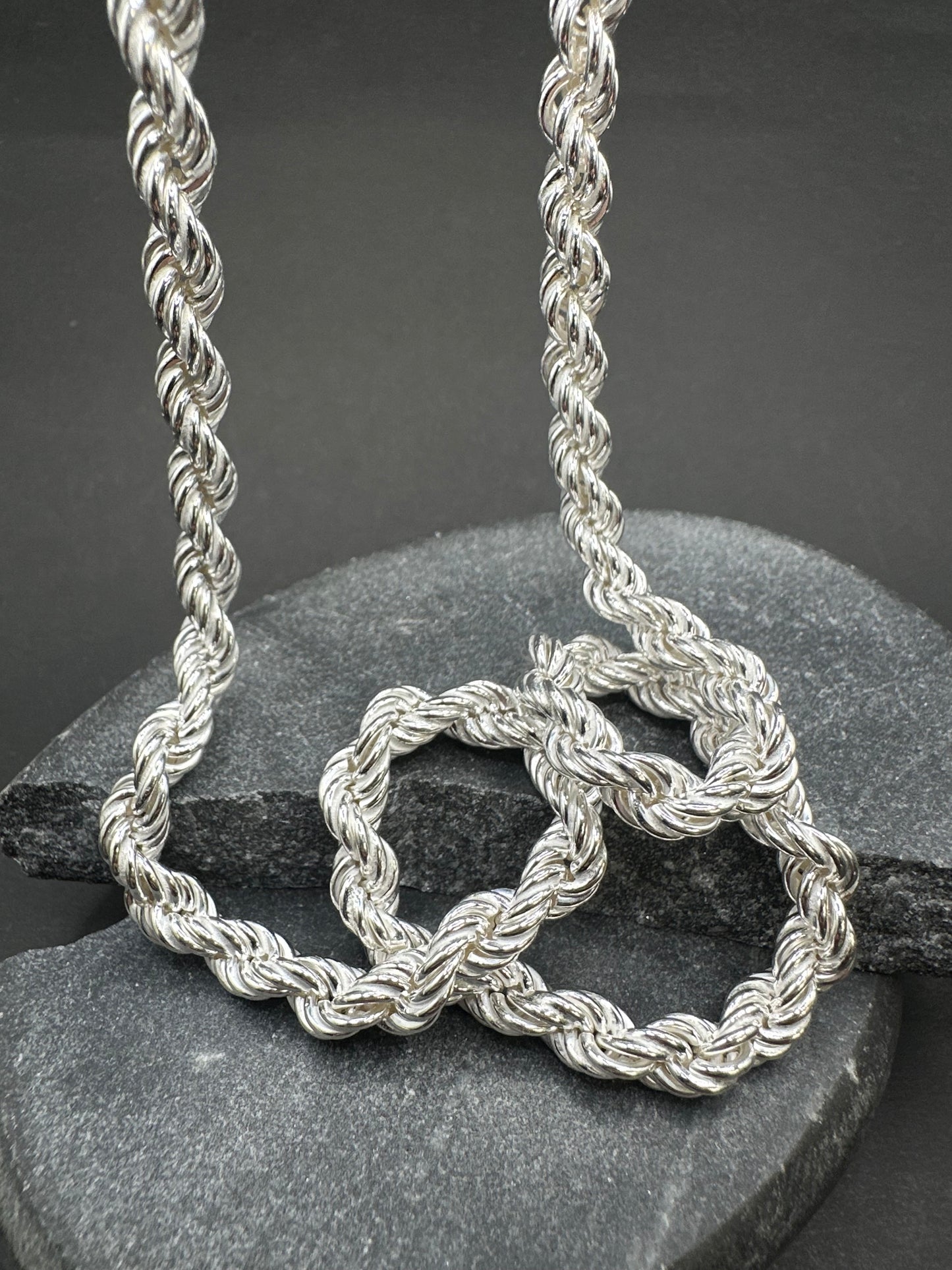 925 Zilveren Rope Chain – 6 mm