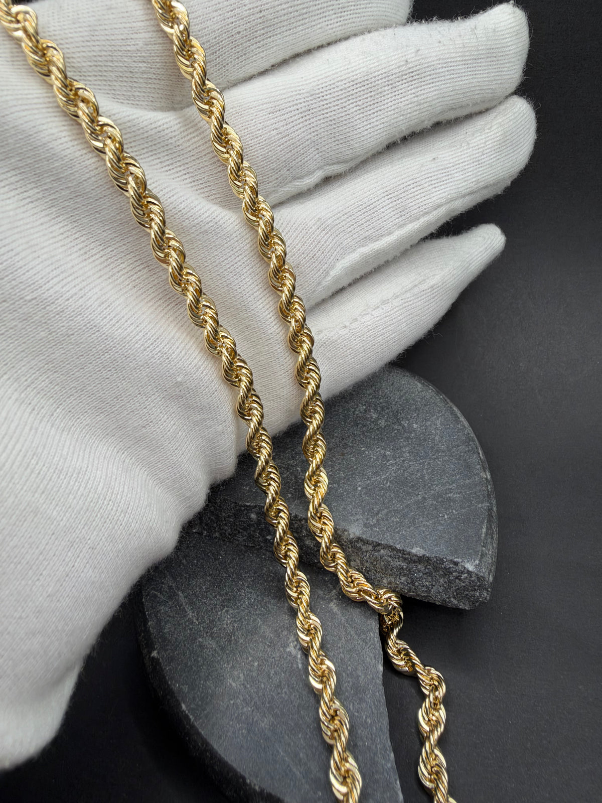 14K Gouden Rope Chain – 5 mm – Nederlands Goud