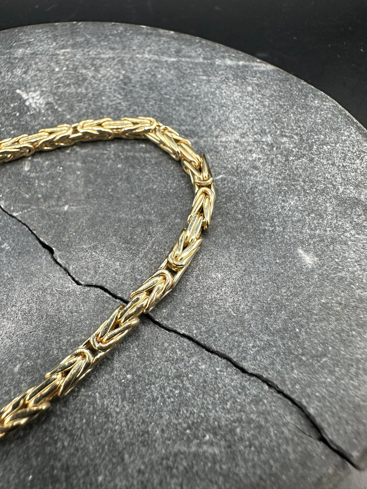 14K Gouden Koningsarmband – 21 cm