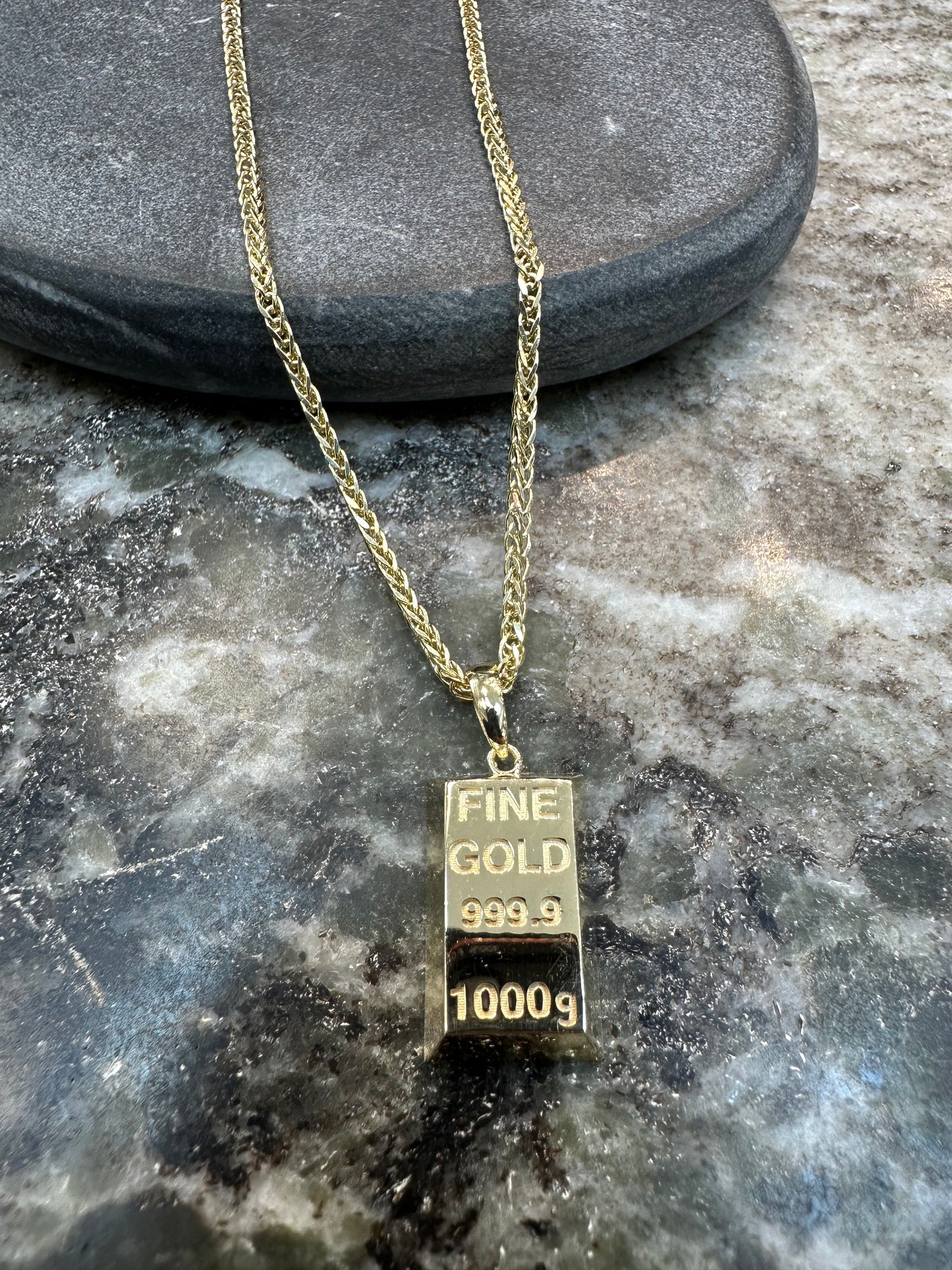 Prachtige 14K Gouden Vossenstaart Ketting met Fine Gold Hanger – 60 cm | 2,3 mm
