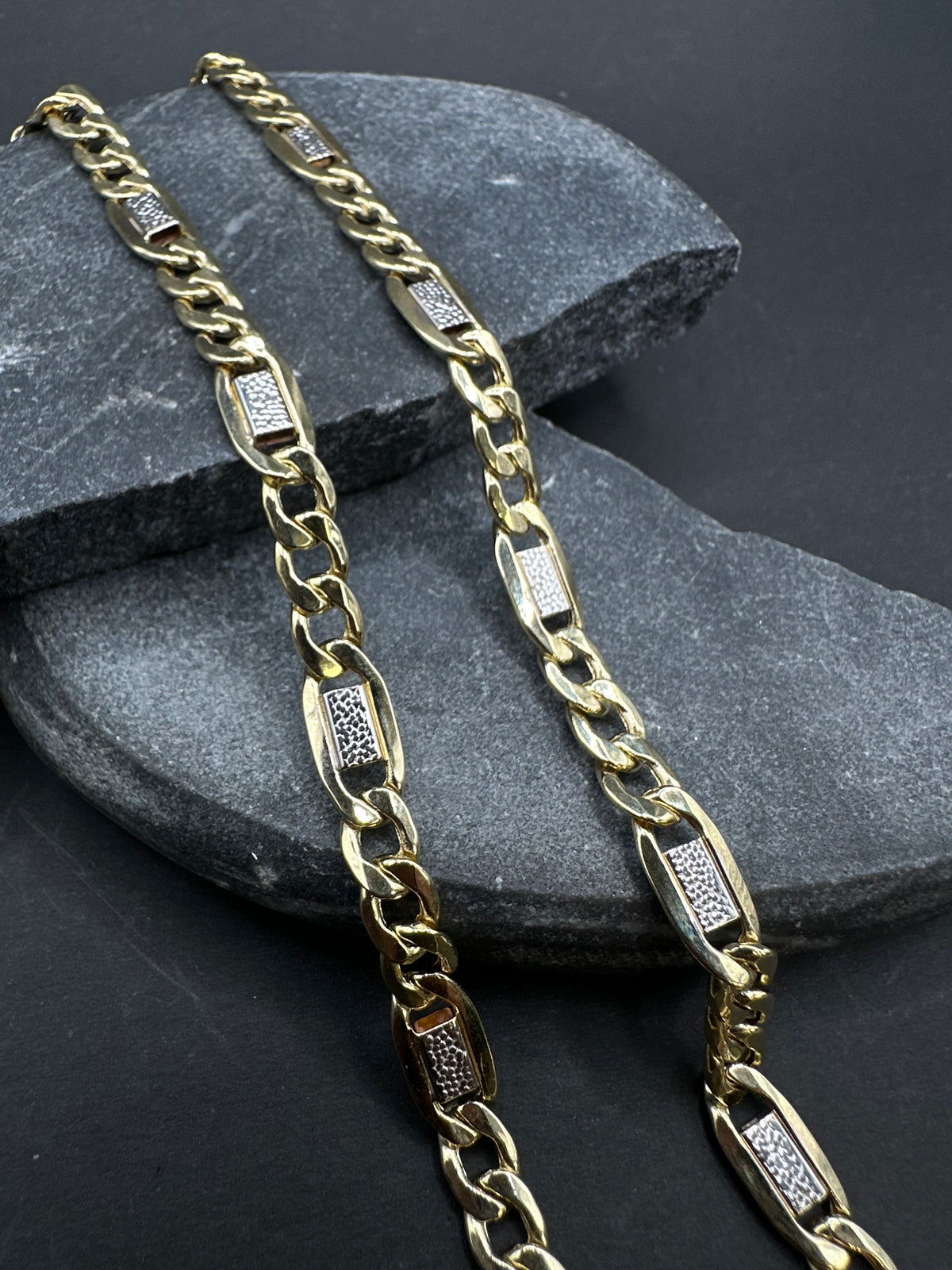 14K Gouden Bicolor Ketting – 60 cm | 6,2 mm