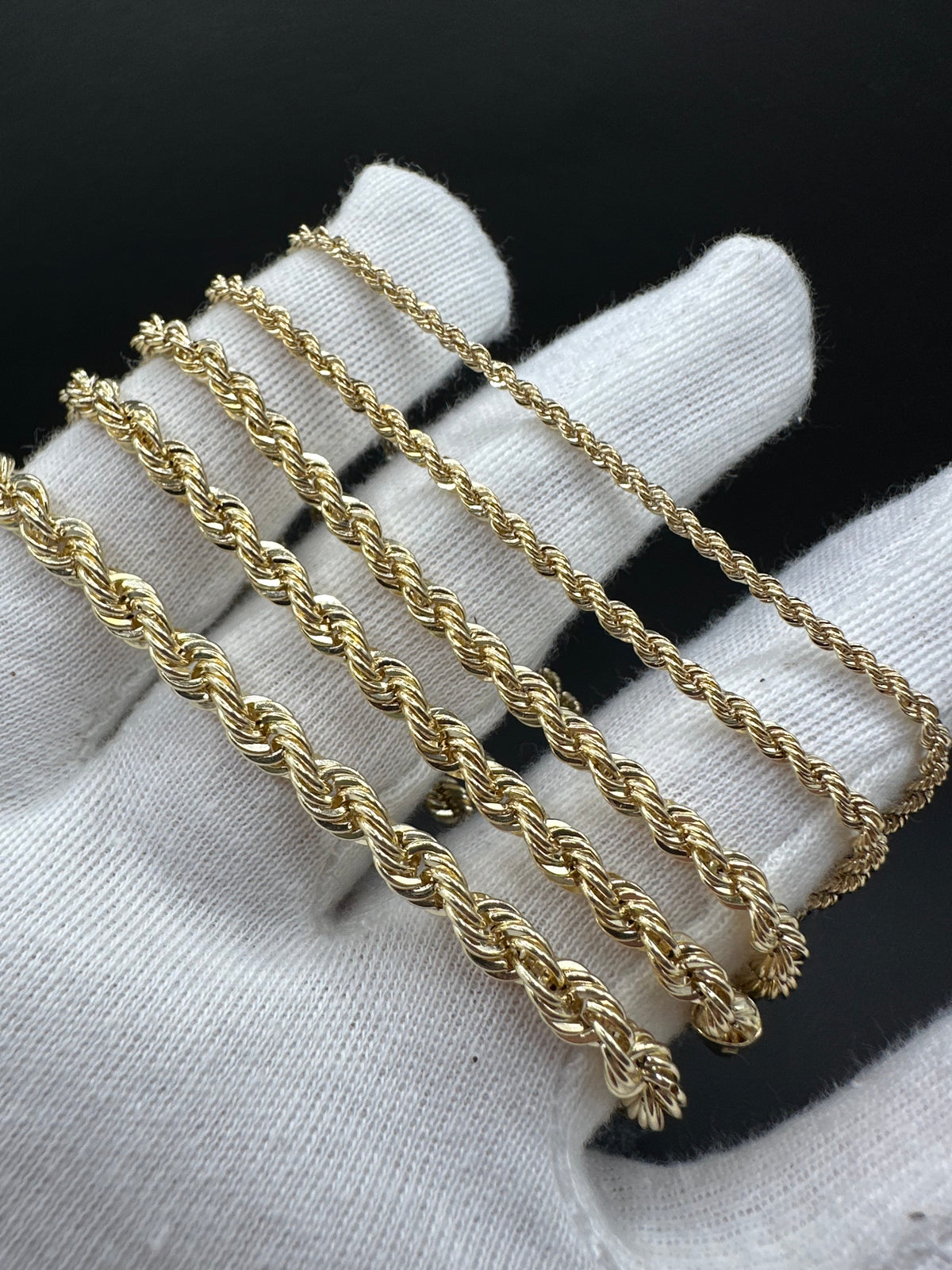 14K Gouden Rope Armbanden – Diverse Maten