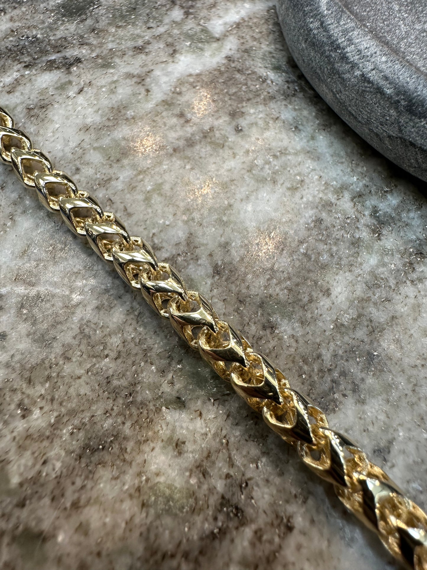 14K Gouden Unieke Armband met Luxe Slot – 20 cm | 6,2 mm