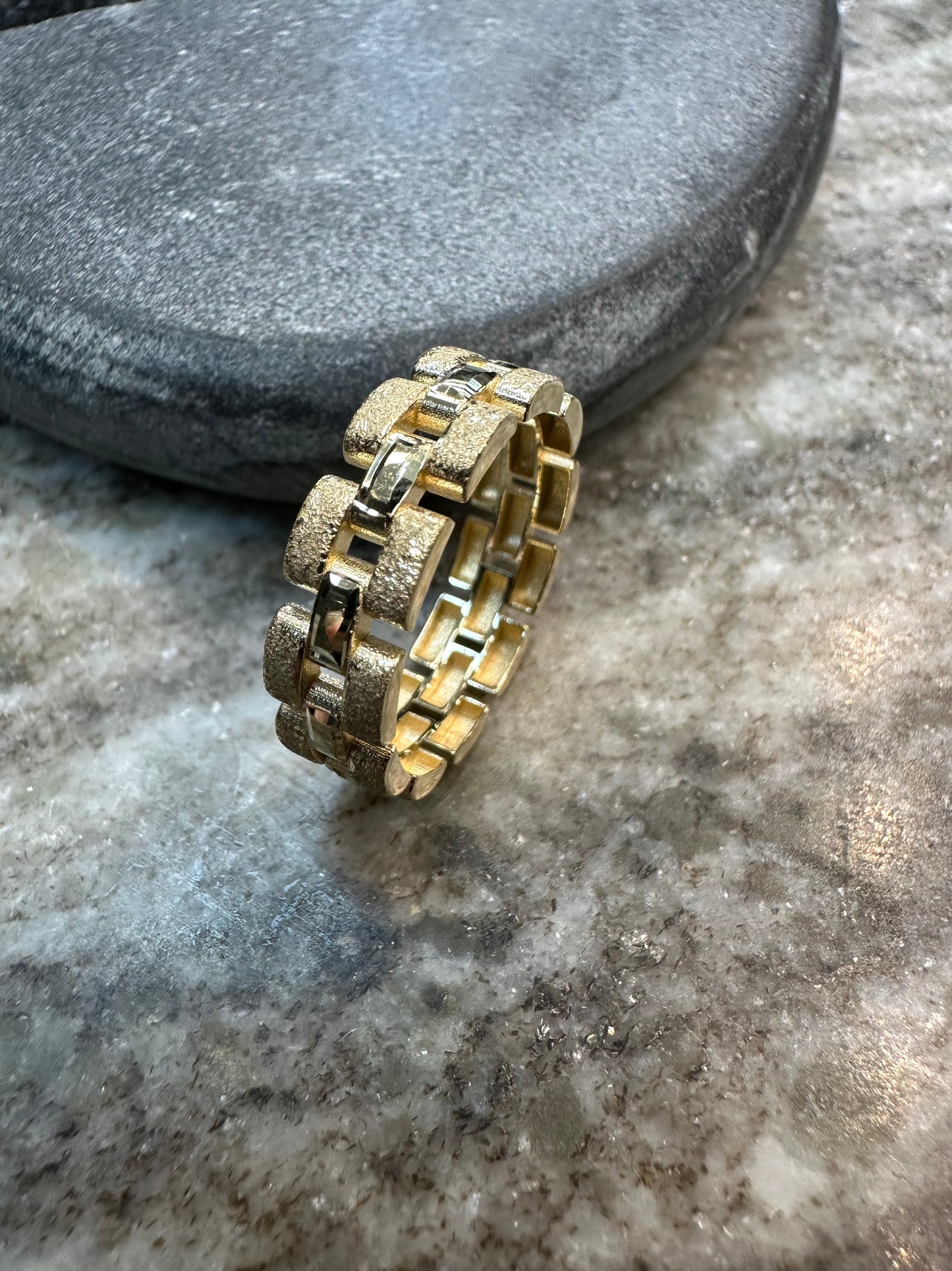 Prachtige 14K Gouden Rollie Ring