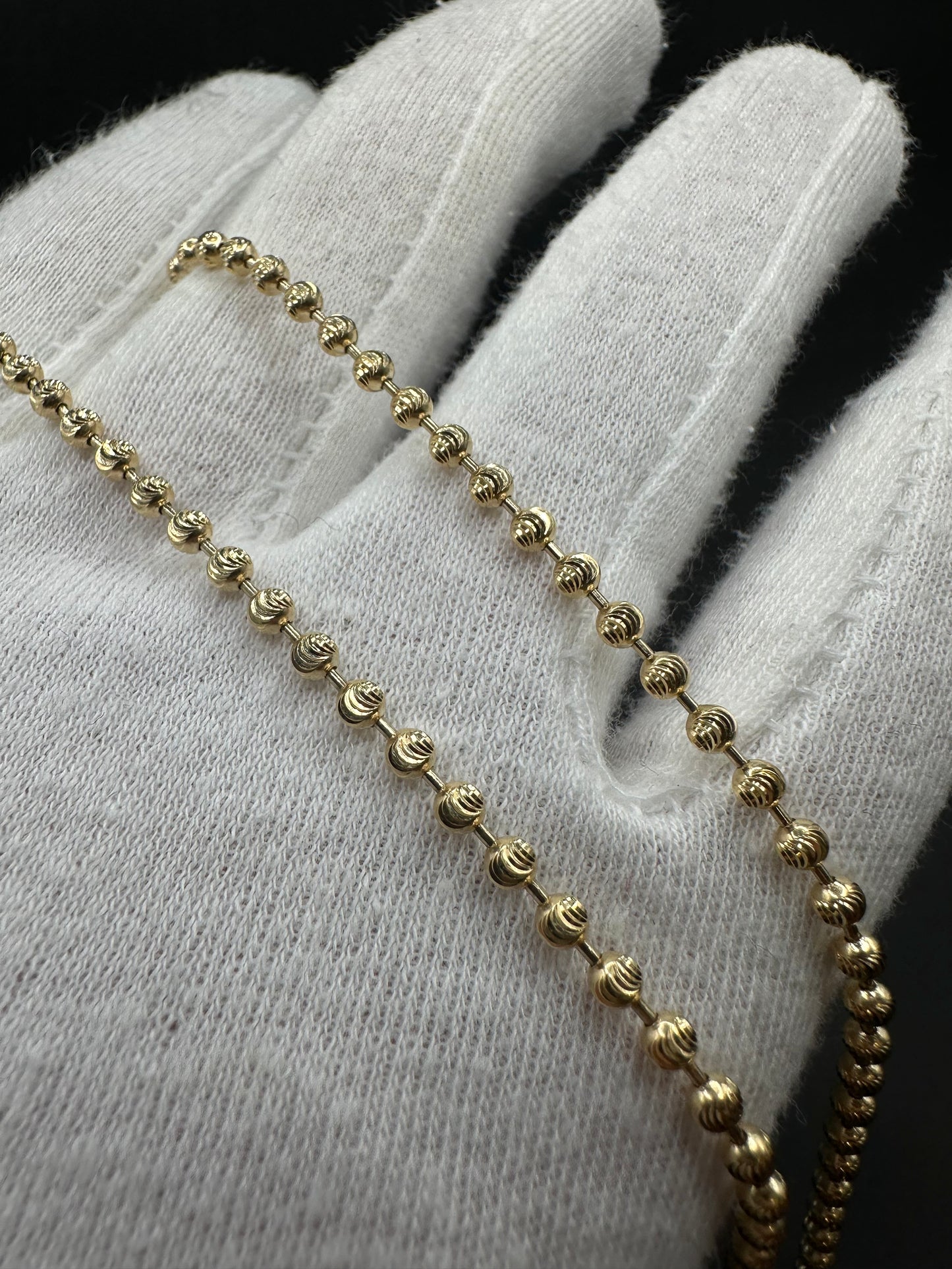 14K Gouden Dog Tag Ketting – 60 cm