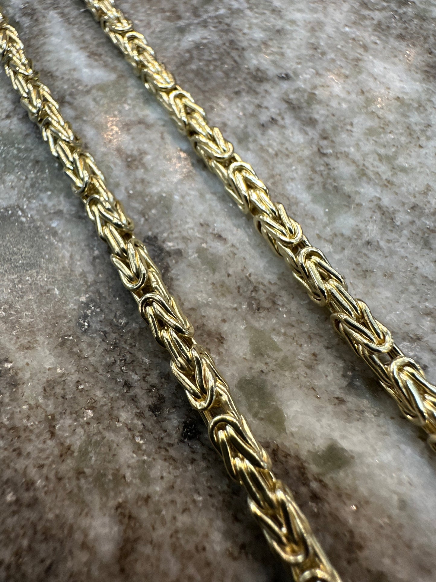 14K Gouden Klassieke Koningsketting – 60 cm | 3 mm